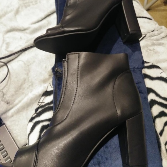 Womens Gorgeous Peeptoe Booties Black size 39 - Picture 4 of 5